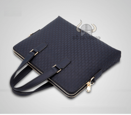 Cặp xách laptop da bò vân trám - CT11