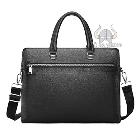 Sale sốc: Cặp xách da bò mềm đựng vừa laptop 14 inch - CT17