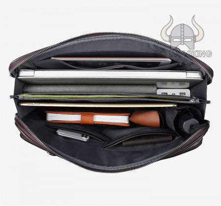 Cặp xách laptop bằng da bò 15,6 inch - CT09